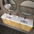 Monterey 84" Freestanding Bathroom Vanity with Reinforced Acrylic DOUBLE Sink