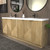 Monterey 84" Freestanding Bathroom Vanity with Reinforced Acrylic DOUBLE Sink