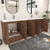 Monterey 84" Freestanding Bathroom Vanity with Reinforced Acrylic DOUBLE Sink