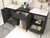 Monterey 72" (24" + 24" + 24") Freestanding Bathroom Vanity with Reinforced Acrylic Sink & Drawer