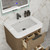 Celine 24" Fluted Wallmount Bathroom Vanity with Acrylic Sink