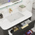 Celine 36" Fluted Wallmount Bathroom Vanity with Acrylic Sink