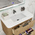 Celine 36" Fluted Wallmount Bathroom Vanity with Acrylic Sink