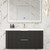 Celine 42" Fluted Wallmount Bathroom Vanity with Acrylic Sink