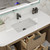 Celine 48" Fluted Wallmount Bathroom Vanity with Acrylic Sink
