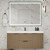 Celine 48" Fluted Wallmount Bathroom Vanity with Acrylic Sink