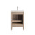 Louver 24" Freestanding Bathroom Vanity with Acrylic Sink