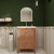 Louver 24" Freestanding Bathroom Vanity with Acrylic Sink