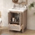 Louver 24" Freestanding Bathroom Vanity with Acrylic Sink