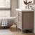 Louver 36" Freestanding Bathroom Vanity with Acrylic Sink (Left drawer)