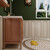 Louver 36" Freestanding Bathroom Vanity with Acrylic Sink (Left drawer)