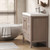 Louver 36" Freestanding Bathroom Vanity with Acrylic Sink (Right drawer)