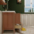 Louver 36" Freestanding Bathroom Vanity with Acrylic Sink (Right drawer)