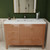 Louver 48" Freestanding Bathroom Vanity with Acrylic Sink