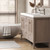 Louver 60" Freestanding Bathroom Vanity with Acrylic Double Sink