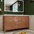 Louver 60" Freestanding Bathroom Vanity with Acrylic Left Sink