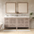 Louver 72" Freestanding Bathroom Vanity with Acrylic Double Sink