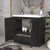 Maze 36" Freestanding Bathroom Vanity with Reinforced Acrylic Sink