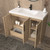 Maze 42" Freestanding Bathroom Vanity with Reinforced Acrylic Sink (Left Door)