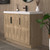 Maze 42" Freestanding Bathroom Vanity with Reinforced Acrylic Sink (Left Door)