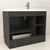 Maze 42" Freestanding Bathroom Vanity with Reinforced Acrylic Sink (Right Door)
