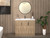 Maze 42" Freestanding Bathroom Vanity with Reinforced Acrylic Sink (Right Door)
