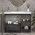 Maze 48" Freestanding Bathroom Vanity with Reinforced Acrylic Sink