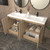 Maze 60" Freestanding Bathroom Vanity with Reinforced Acrylic Double Sink