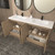 Maze 72" Freestanding Bathroom Vanity with Reinforced Acrylic Double Sink