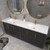 Maze 84" Freestanding Bathroom Vanity with Reinforced Acrylic Double Sink