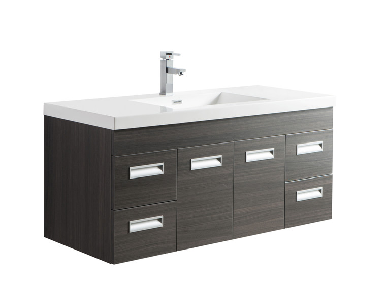 Aegis 48" Wall Mounted Modern Vanity