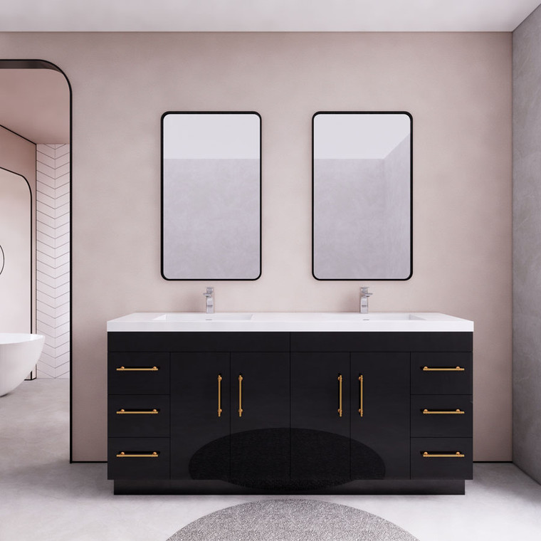 Eliza 72'' Freestanding Vanity With Double Sink