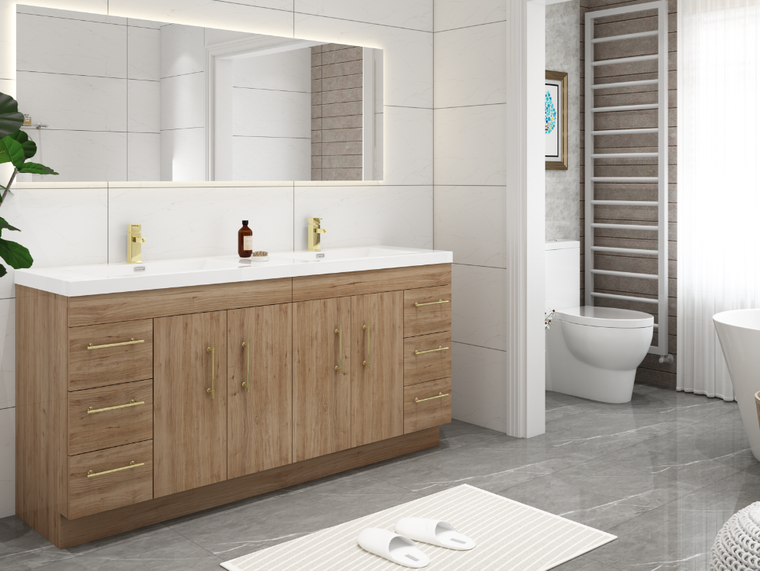 Eliza 72'' Freestanding Vanity With Double Sink