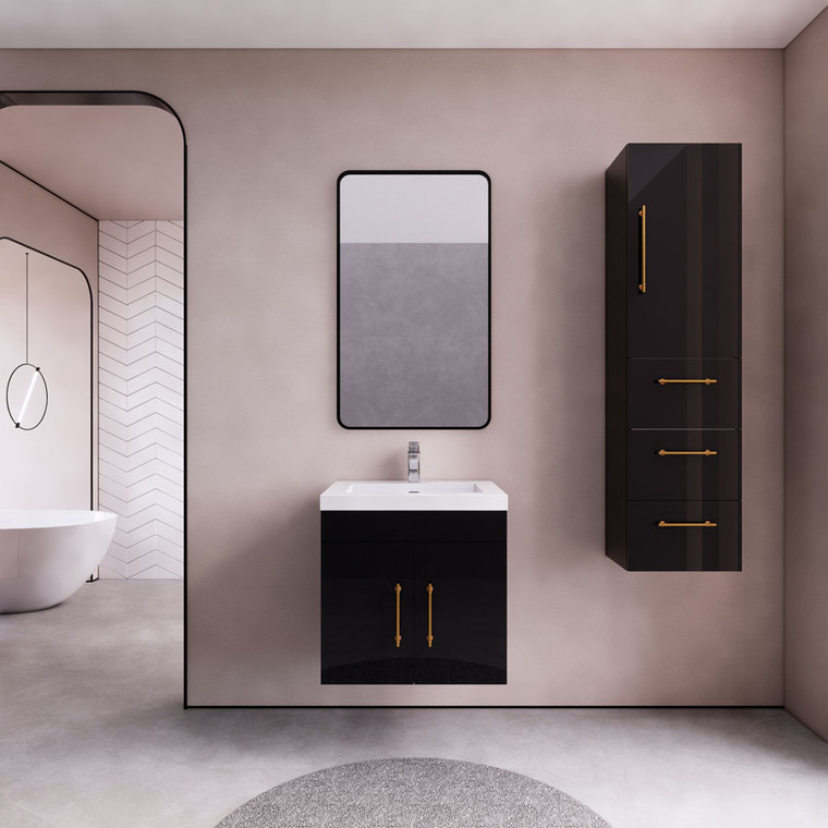 Eliza 24'' Wall Mounting Vanity With Single Sink