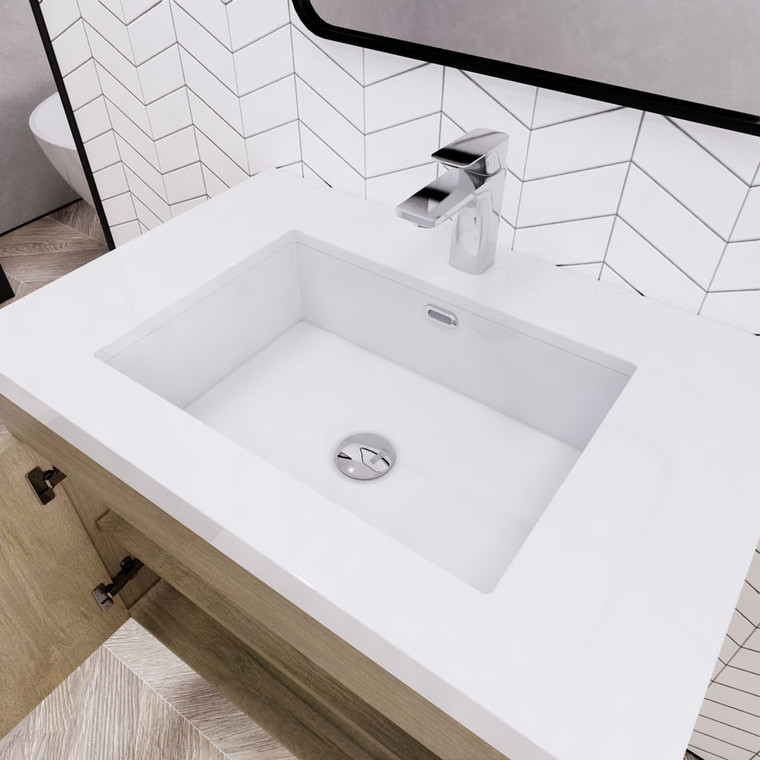 Eliza 30'' Wall Mounting Vanity With Single Sink
