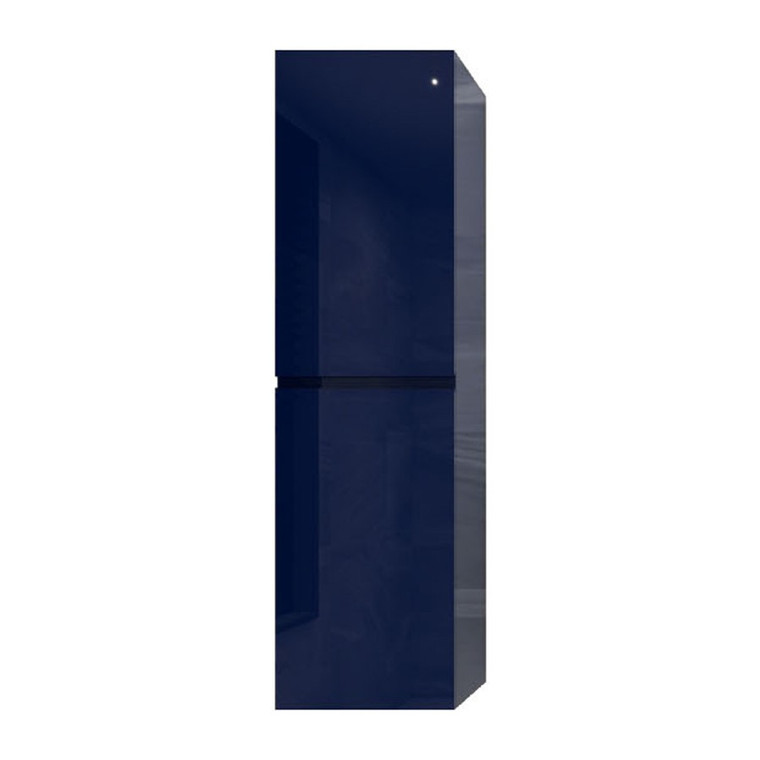 Baillie 16'' High Gloss Night Blue  Wall Mounted Side Cabinet