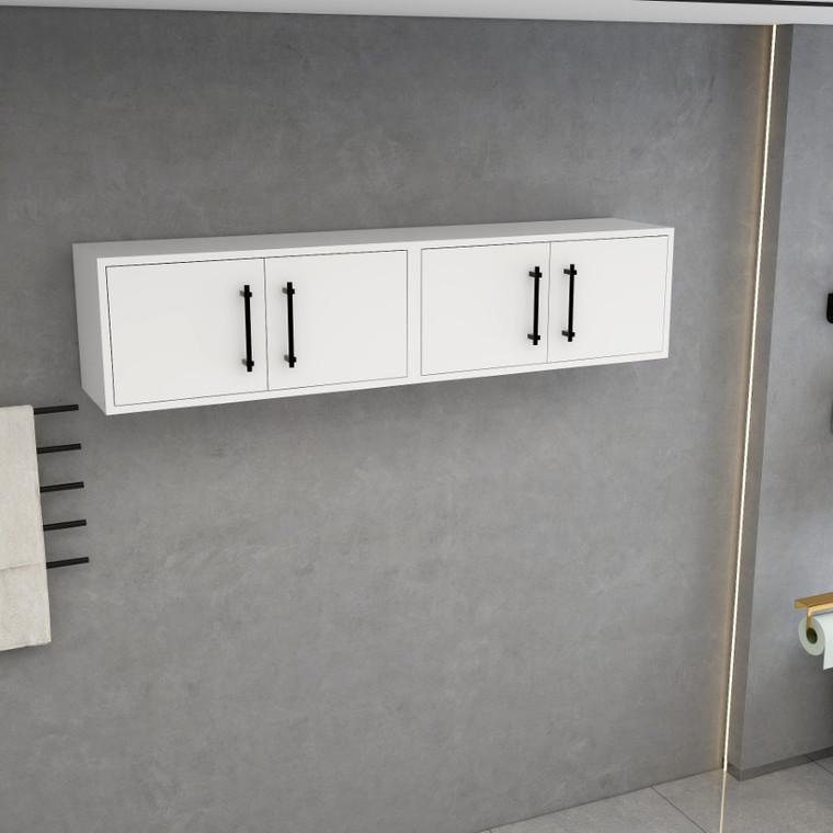 Victoria 60 Inches Plywood Top Cabinet Wall-Mounted