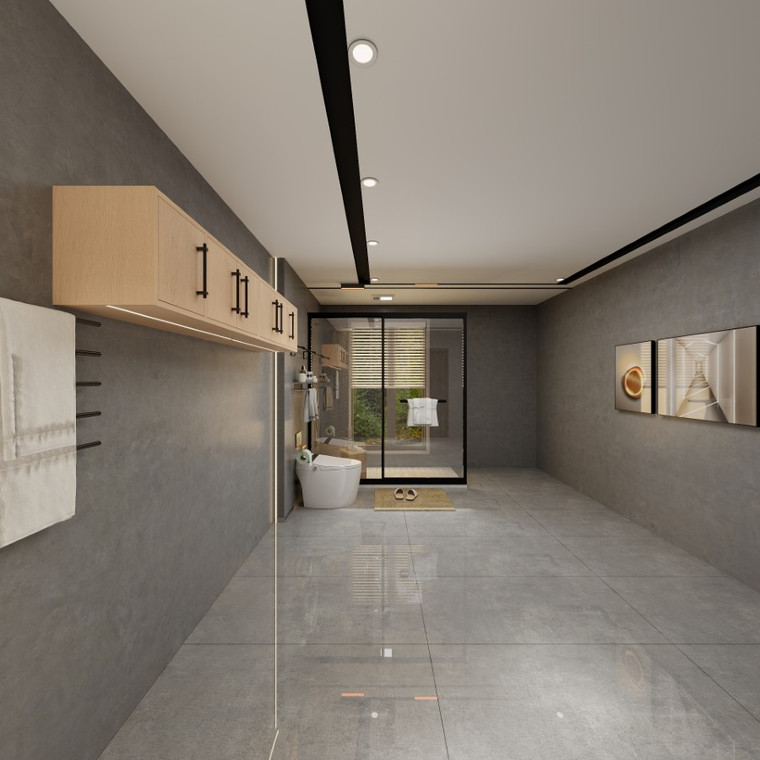 Victoria 72 Inches Plywood Top Cabinet Wall-Mounted (Double)