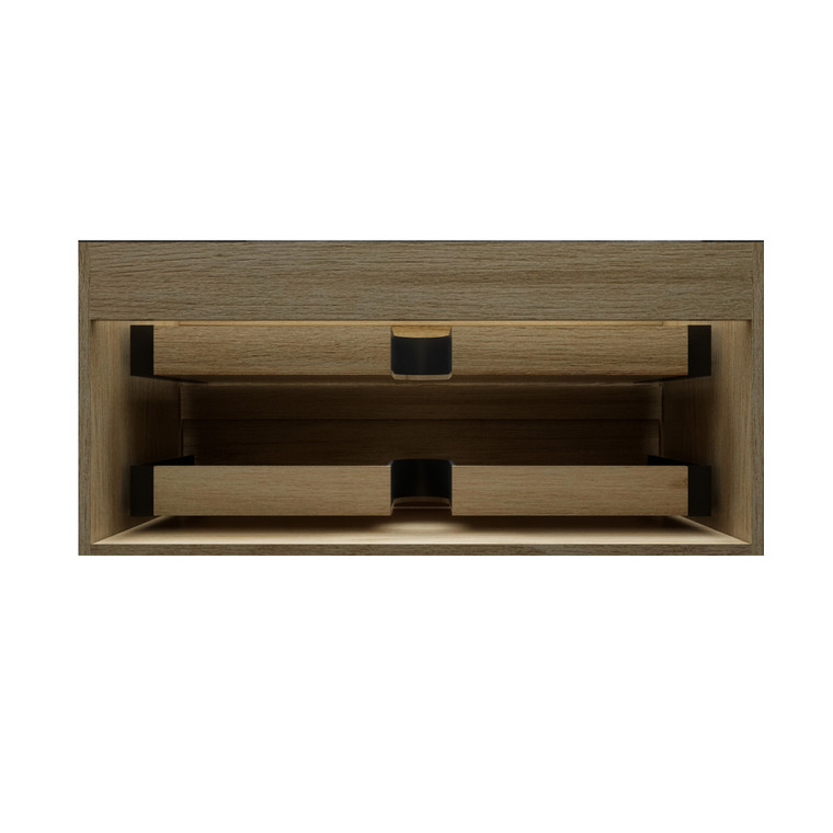 MAX 42" Wall Mounted Bathroom Vanity with Reinforced Acrylic Sink