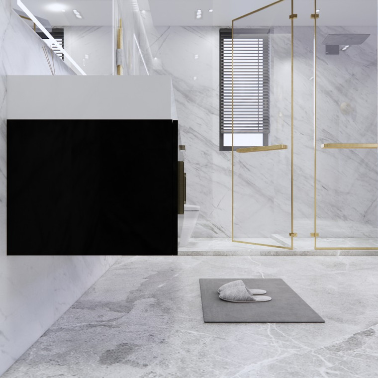 Belair 60’’ Wall Mount Bathroom Vanity with Reinforced Acrylic Single Sink Top