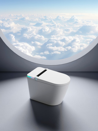 MEBO-6293 Bidet Toilet, Elongated One Piece Toilet with Cleaning