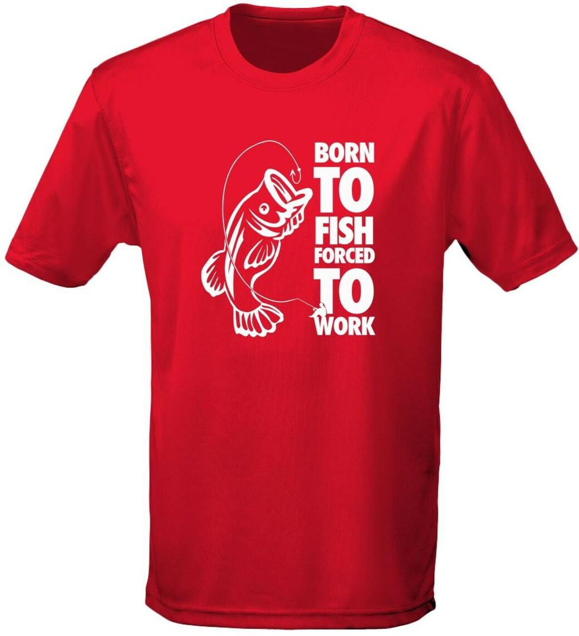 Born To Fish Fishing Carping Mens T-Shirt 10 Colours (S-3XL) by swagwear -  swagwear