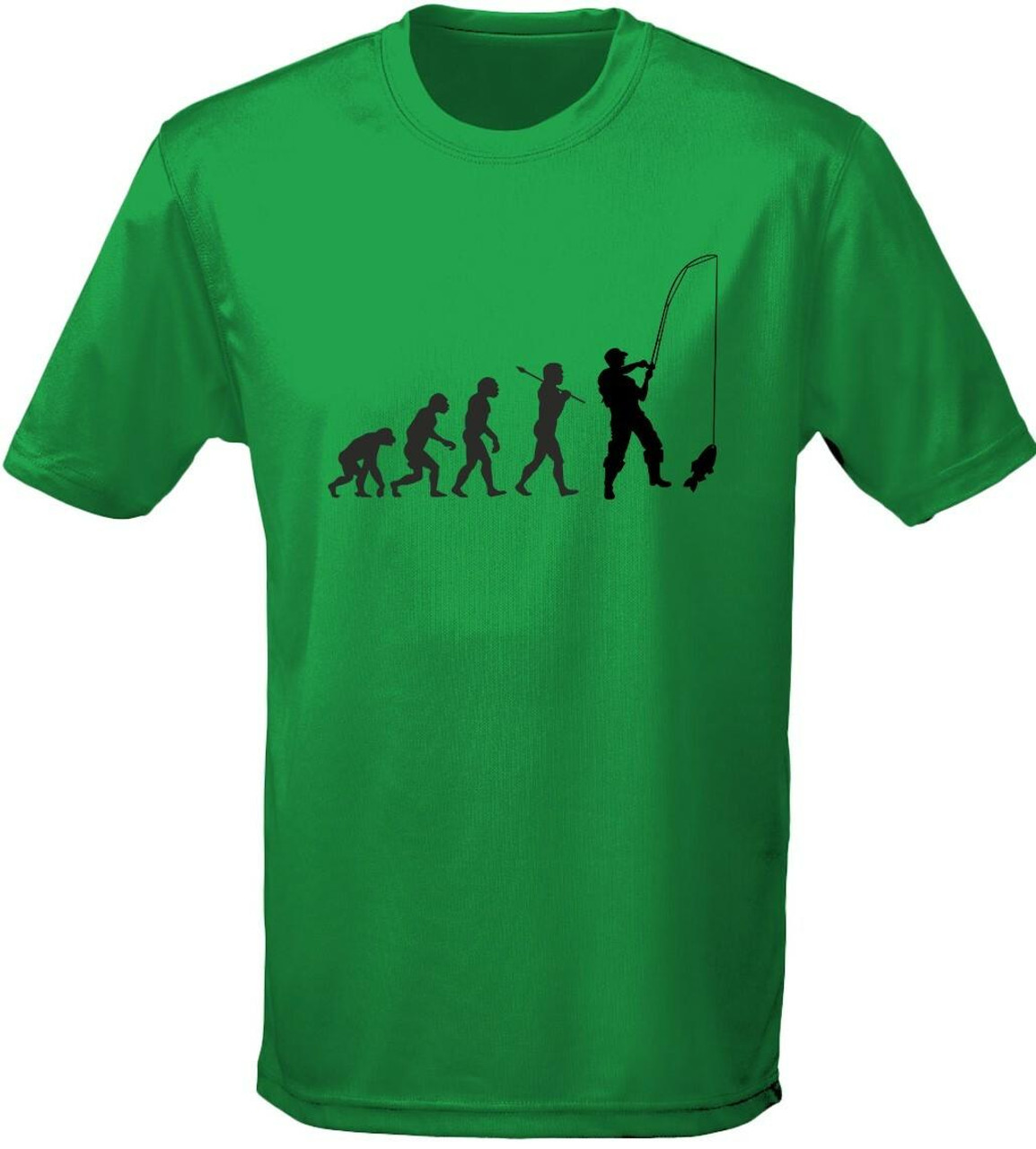 Fishing Evo Evolution Kids Unisex T-Shirt 8 Colours (XS-XL) by swagwear