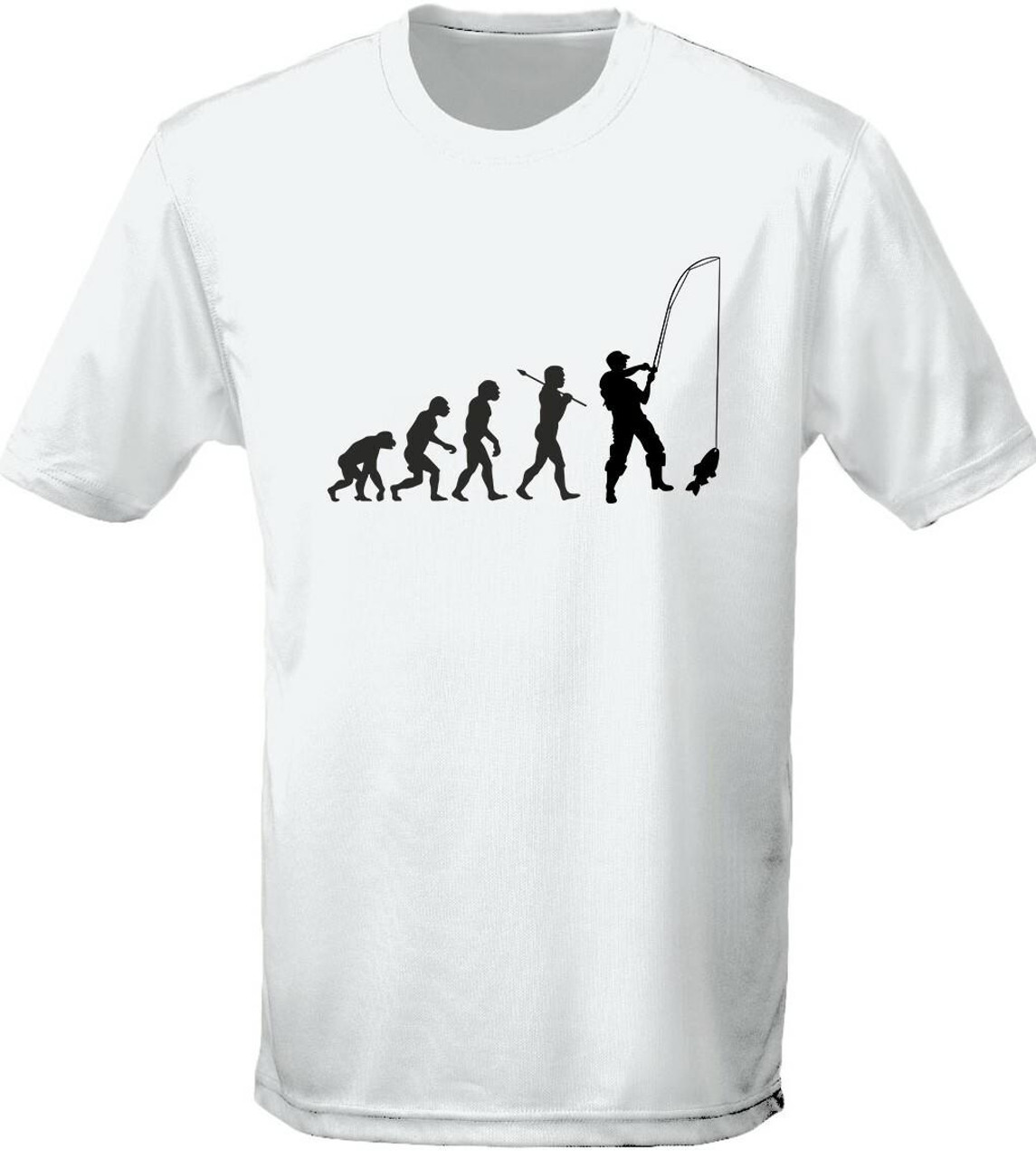 Fishing Evo Evolution Kids Unisex T-Shirt 8 Colours (XS-XL) by swagwear