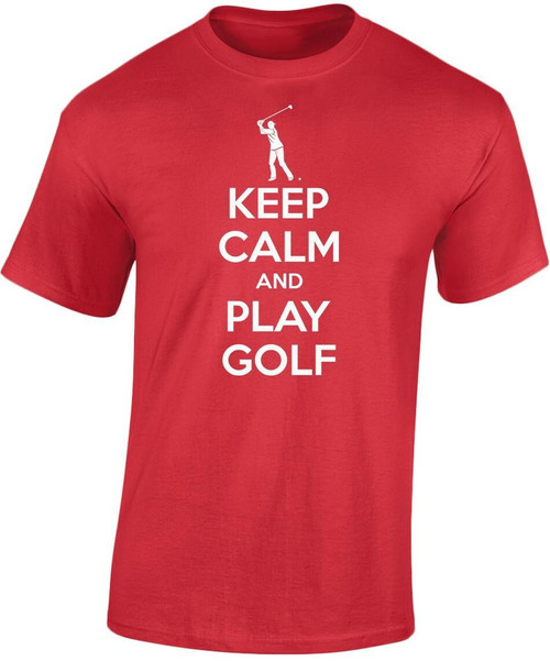 swagwear Keep Calm And Play Golf Mens T-Shirt 10 Colours S-3XL by swagwear