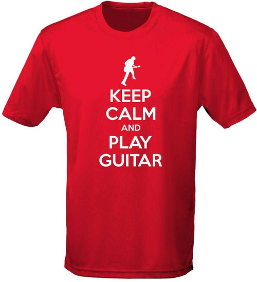 swagwear Keep Calm And Play Guitar Mens T-Shirt 10 Colours S-3XL by swagwear