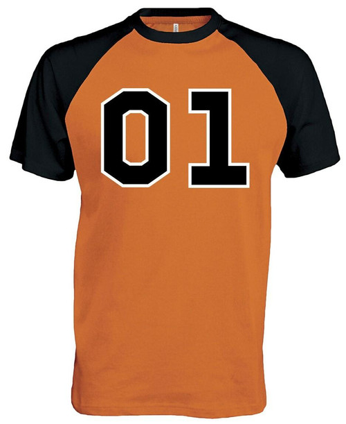 swagwear General Lee 01 Mens T-Shirt Orange/Black S-2XL by swagwear