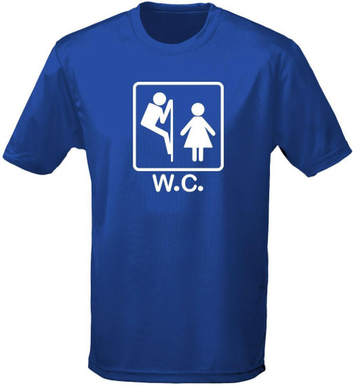 swagwear WC Toilet Humor Rude Naughty Mens T-Shirt 10 Colours S-3XL by swagwear