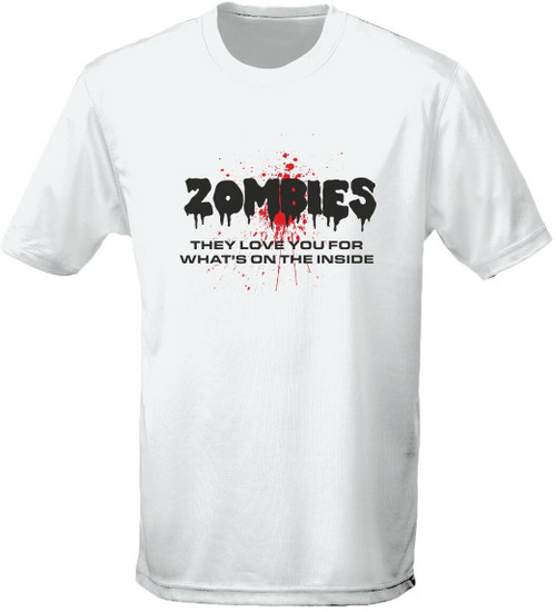 swagwear Zombies Love You For Whats On The Inside Dead T-Shirt 10 Colours S-3XL by swagwear