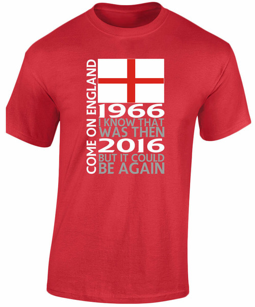 swagwear Come On England 1966 - 2016 Mens Football Supporters T-Shirt 10 Colours S-3XL by swagwear